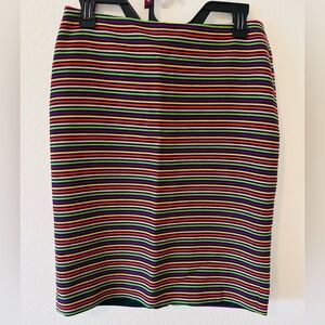 Dopamine Artsy Talbots‎ Multicolor Striped Pencil Skirt – Size 4